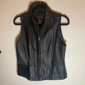 Lambskin leather Vest